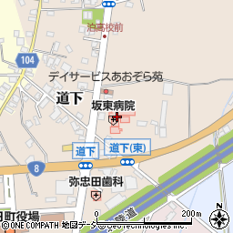 坂東病院周辺の地図