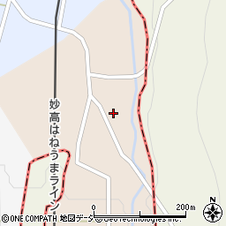 新潟県上越市中郷区宮野原周辺の地図