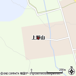 新潟県糸魚川市上野山周辺の地図