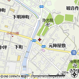 小名浜東郵便局周辺の地図