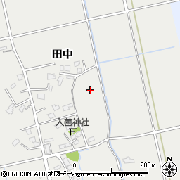 富山県下新川郡入善町田中周辺の地図