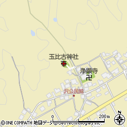 玉比古神社周辺の地図
