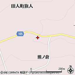 福島県いわき市田人町旅人熊ノ倉28周辺の地図