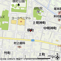 福島県いわき市小名浜横町周辺の地図