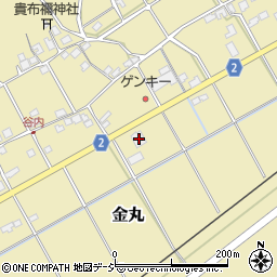 石川県鹿島郡中能登町金丸458周辺の地図