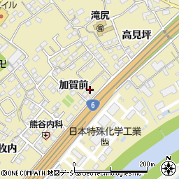 福島県いわき市泉町滝尻加賀前38-1周辺の地図