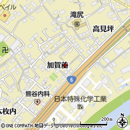 福島県いわき市泉町滝尻加賀前1-19周辺の地図