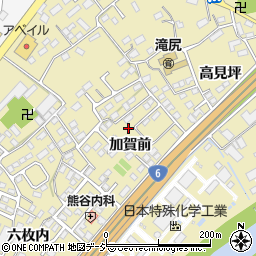 福島県いわき市泉町滝尻加賀前1-18周辺の地図