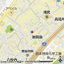 福島県いわき市泉町滝尻加賀前7周辺の地図