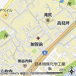福島県いわき市泉町滝尻加賀前1-15周辺の地図