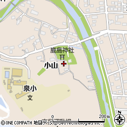 福島県いわき市泉町小山周辺の地図