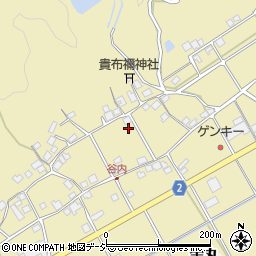石川県中能登町（鹿島郡）金丸（マ）周辺の地図