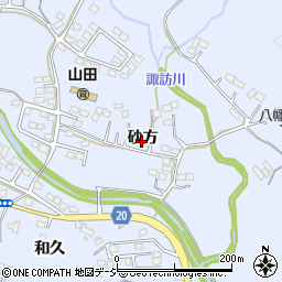 福島県いわき市山田町砂方周辺の地図