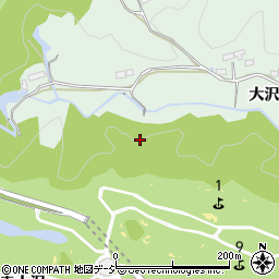 福島県いわき市渡辺町松小屋赤土沢周辺の地図