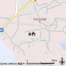 石川県中能登町（鹿島郡）水白（レ）周辺の地図