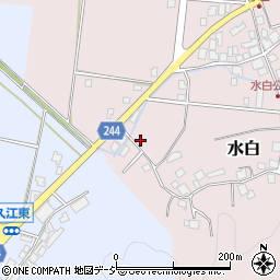 石川県中能登町（鹿島郡）水白（ナ）周辺の地図