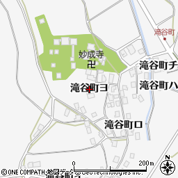 石川県羽咋市滝谷町（ヨ）周辺の地図