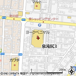 お菓子工房ルポ　泉店周辺の地図