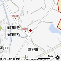 石川県羽咋市滝谷町ホ周辺の地図