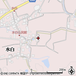 石川県中能登町（鹿島郡）水白（ル）周辺の地図