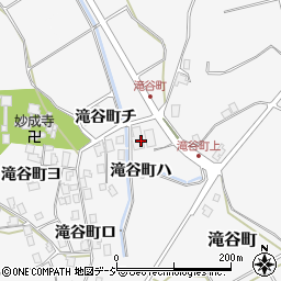 石川県羽咋市滝谷町チ周辺の地図