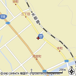 福島県東白川郡塙町塙本町周辺の地図