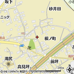 福島県いわき市泉町滝尻（根ノ町）周辺の地図