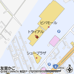 スーパーセンタートライアル那須塩原店周辺の地図