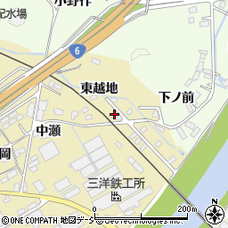 福島県いわき市泉町滝尻東越地27周辺の地図