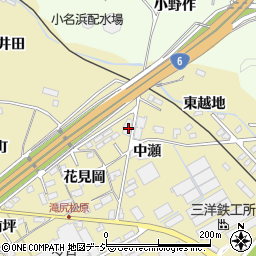 福島県いわき市泉町滝尻東越地45周辺の地図