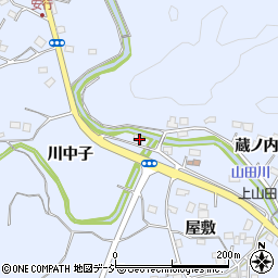 福島県いわき市山田町川中子周辺の地図