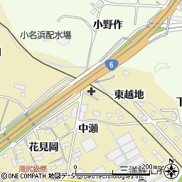 福島県いわき市泉町滝尻東越地42周辺の地図