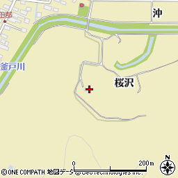 福島県いわき市渡辺町田部桜沢61周辺の地図