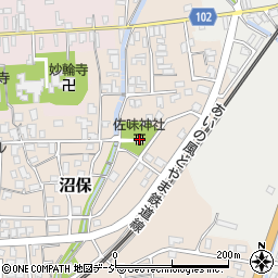 佐味神社周辺の地図
