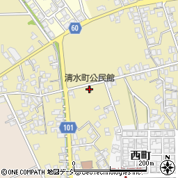 清水町公民館周辺の地図