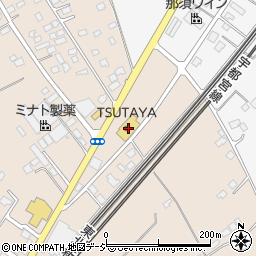 ＴＳＵＴＡＹＡ黒磯店周辺の地図