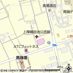 上厚崎自治公民館周辺の地図