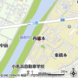 福島県いわき市小名浜大原西橋本周辺の地図