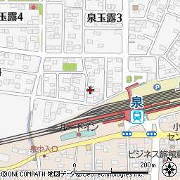 浜田理容所周辺の地図