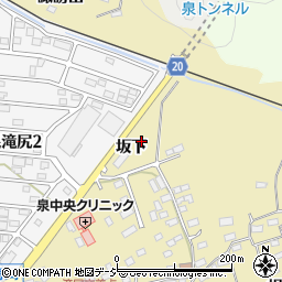 福島県いわき市泉町滝尻（坂下）周辺の地図