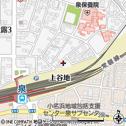 福島県いわき市泉玉露1丁目21周辺の地図