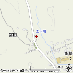 福島県いわき市永崎宮田周辺の地図