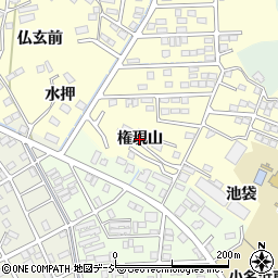 福島県いわき市小名浜岡小名（権現山）周辺の地図