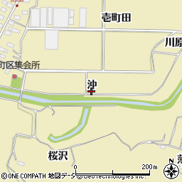 福島県いわき市渡辺町田部沖周辺の地図