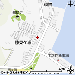福島県いわき市中之作勝見ケ浦周辺の地図