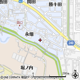 福島県いわき市渡辺町洞永畑周辺の地図