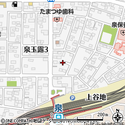 福島県いわき市泉玉露3丁目6周辺の地図