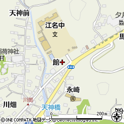 福島県いわき市永崎館周辺の地図