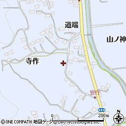 福島県いわき市山田町寺作周辺の地図