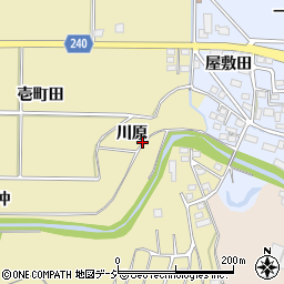 福島県いわき市渡辺町田部川原周辺の地図